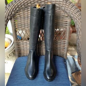 Gianni Bini leather wide calf riding boots